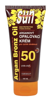 Opalovací krém s BIO arganovým olejem SPF 50 SUN VITAL 100 ml