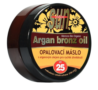 Opalovací máslo s BIO arganovým olejem SPF 25 SUN VITAL 200 ml