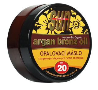 Opalovací máslo s BIO arganovým olejem SPF 20 SUN VITAL 200 ml